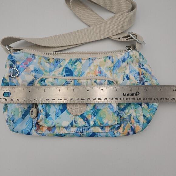 KIPLING BAG SAMARA BOOGIE BEACH‎ Crossbody Handbag HB7693 Blue Pink Gray - Picture 3 of 10